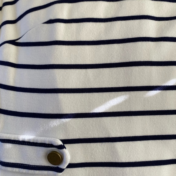 Banana Republic blue stripped dress - Size 2 - Picture 2 of 2